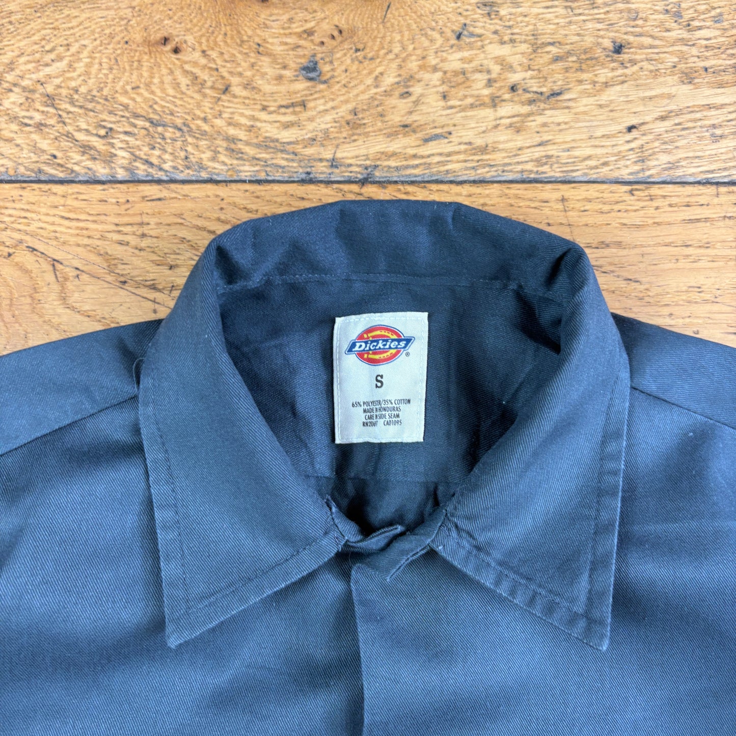 Vintage Dickies Short Sleeve Grey Workwear Shirt - S