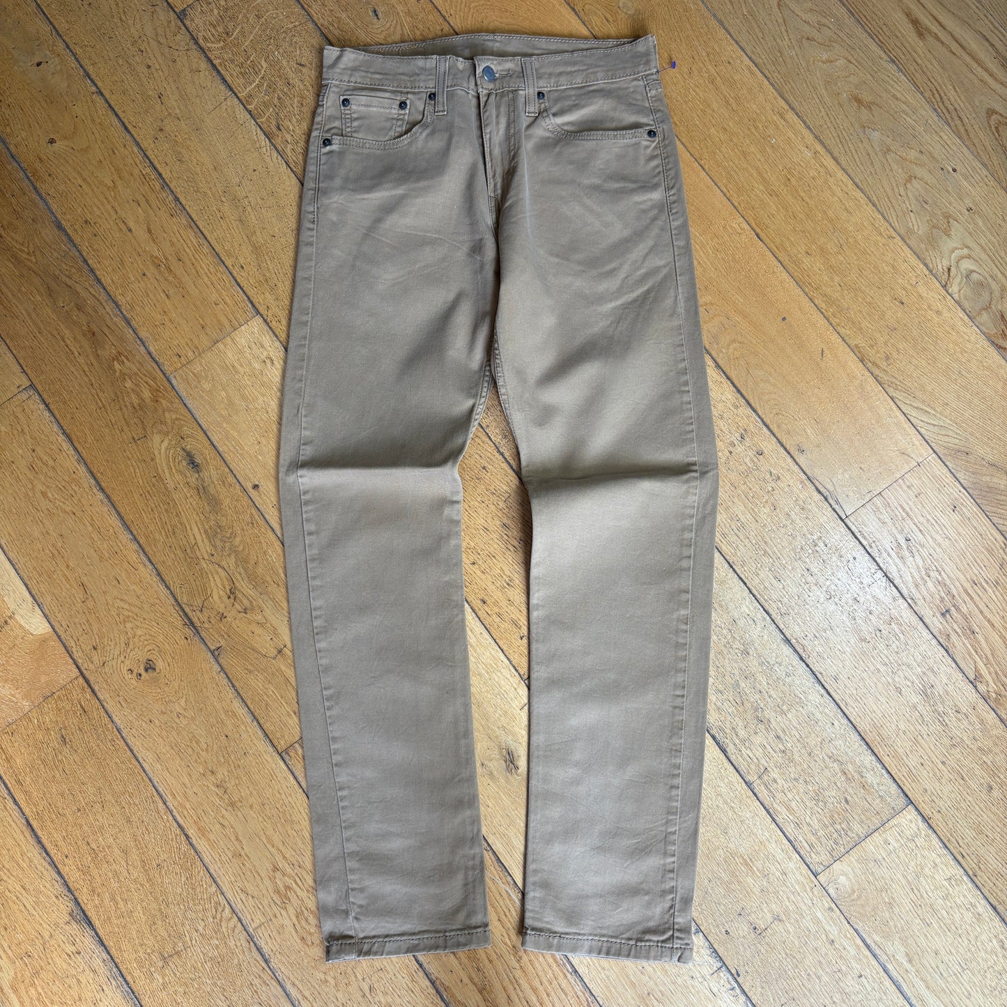 Vintage Levis 502 Straight Brown Chino Trousers Jeans - 29