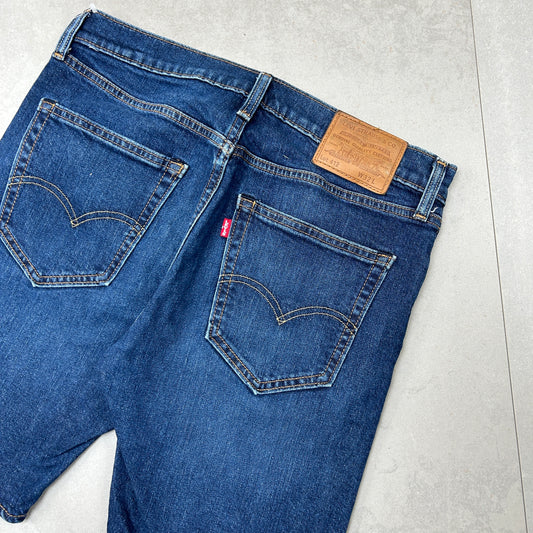 Vintage Levis 412 Blue Denim Shorts - 32
