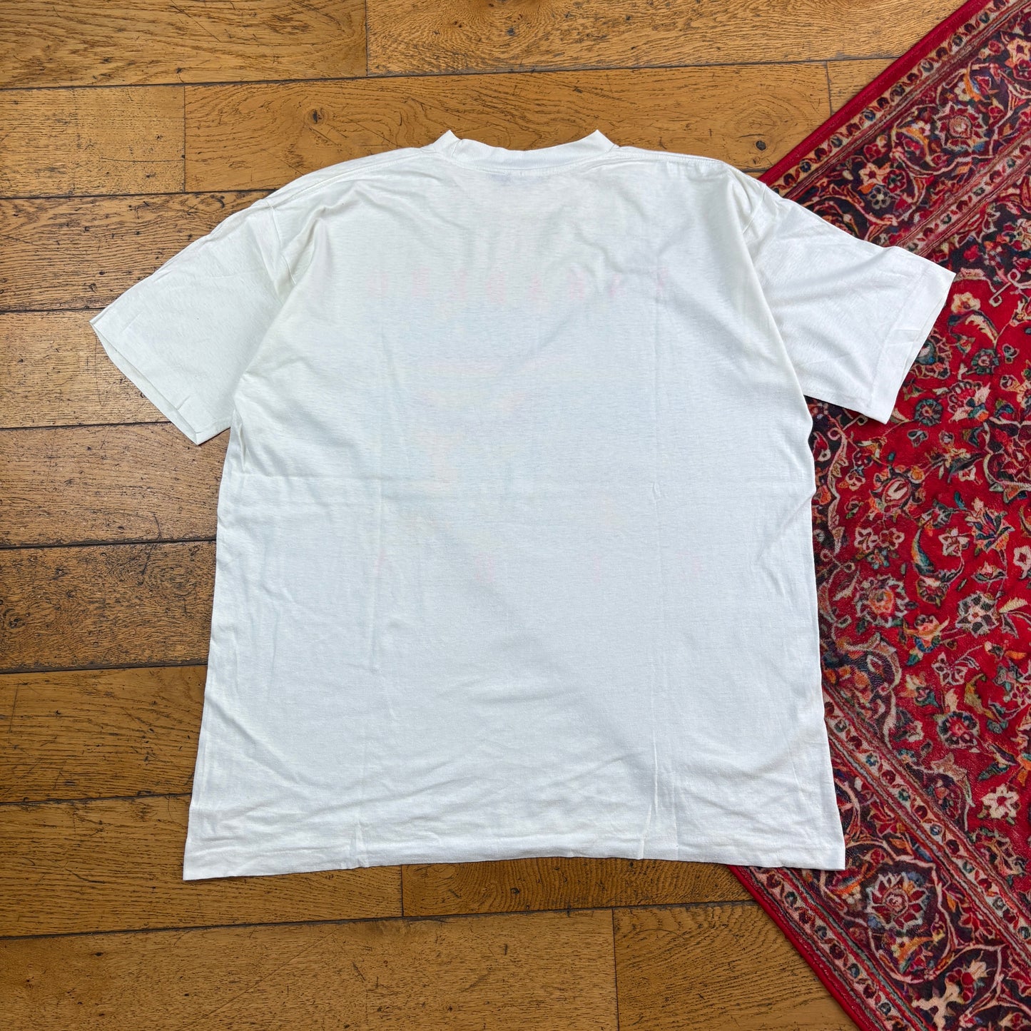 Vintage 90s Cuba White Single Stitch Graphic T-Shirt - XL