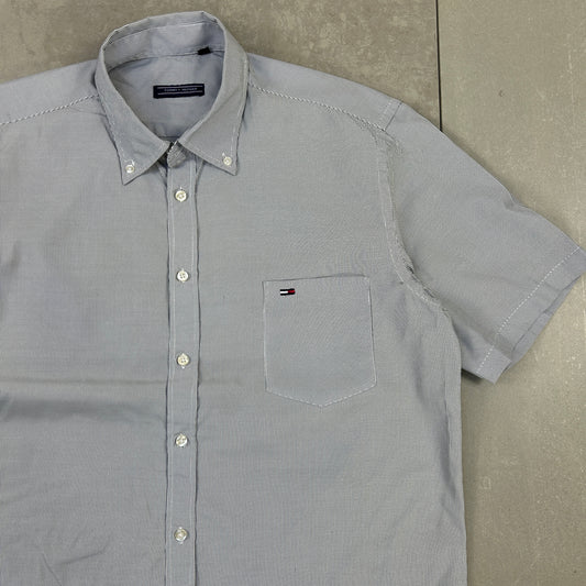 Vintage Tommy Hilfiger Short Sleeve Stripe Shirt - XL