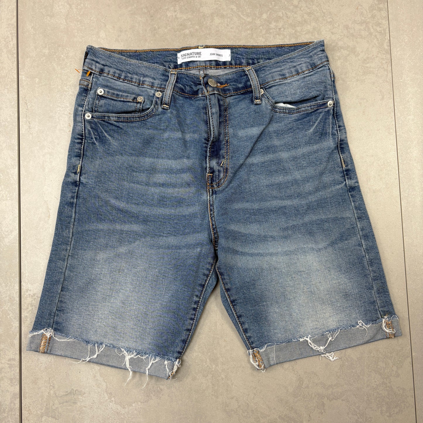 Vintage Levis Blue Denim Shorts - 30