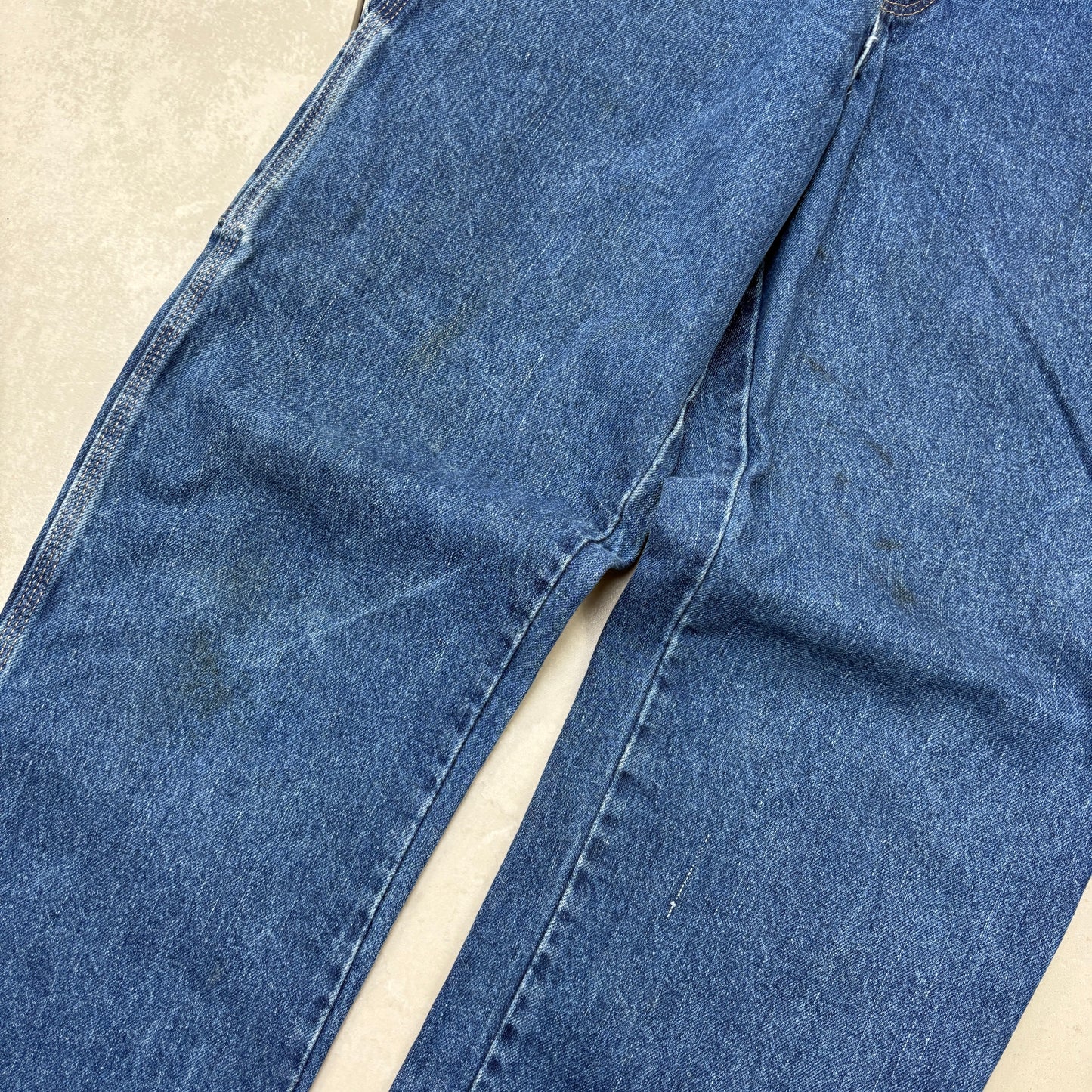 Vintage Dickies Workwear Blue Carpenter Baggy Jeans - 32