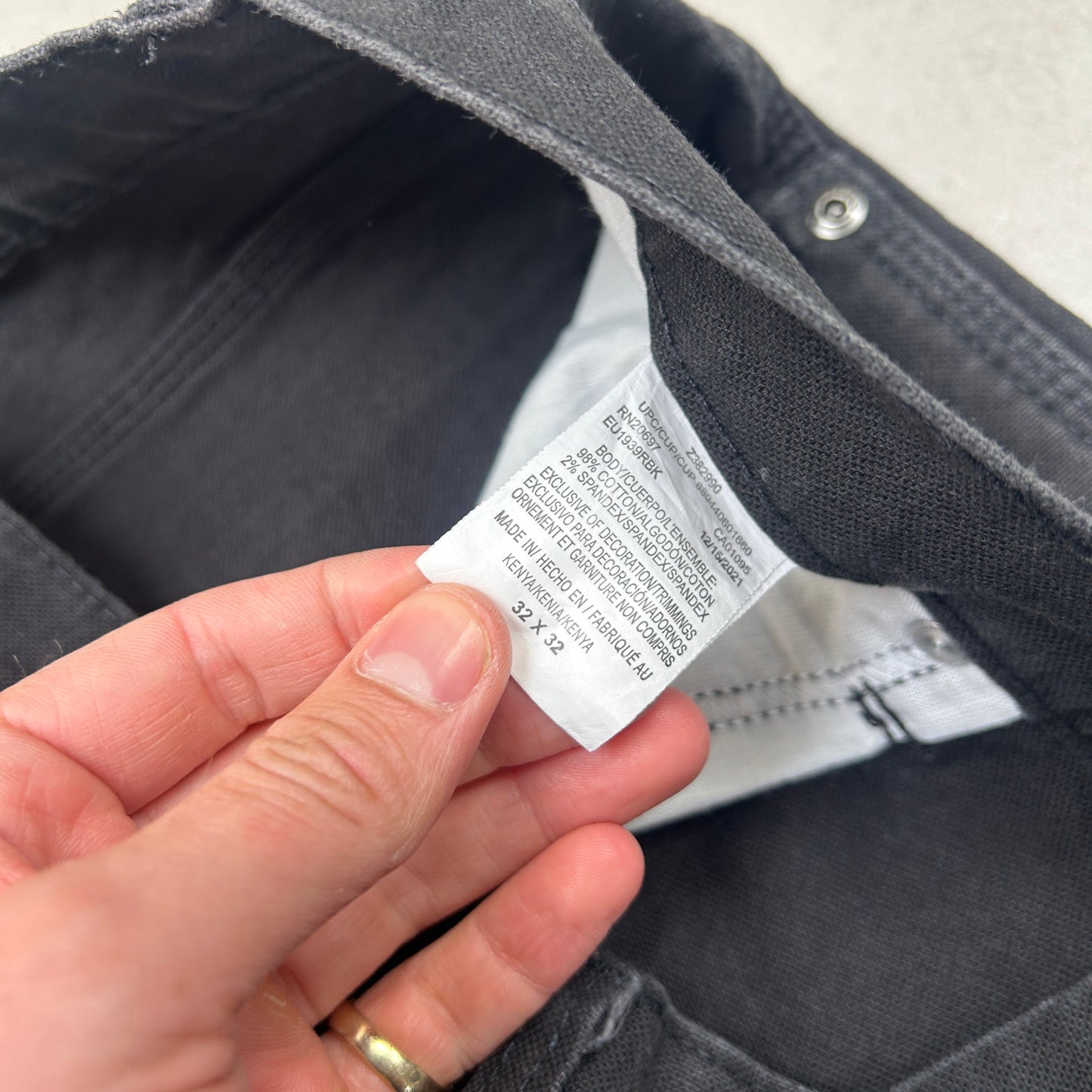 Vintage Dickies Workwear Carpenter Black Shorts - 32