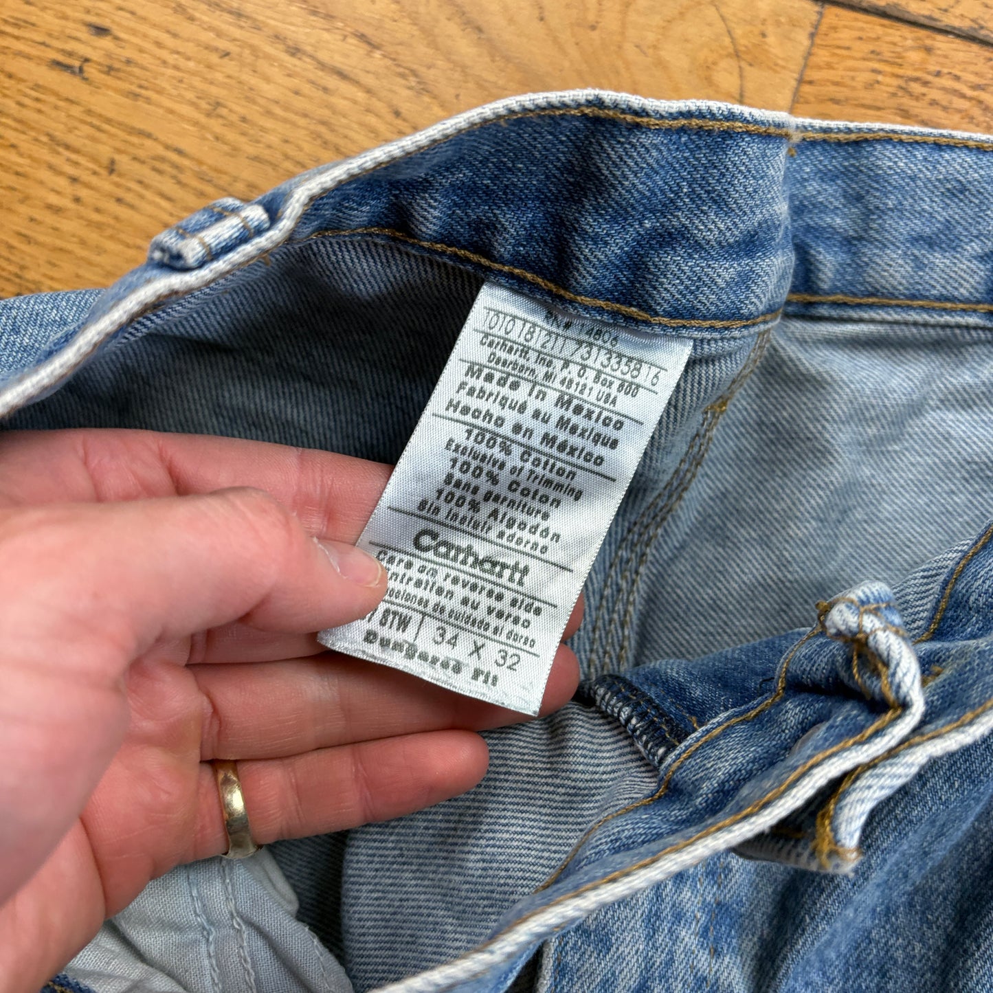 Carhartt Blue Workwear Carpenter Baggy Jeans - 34