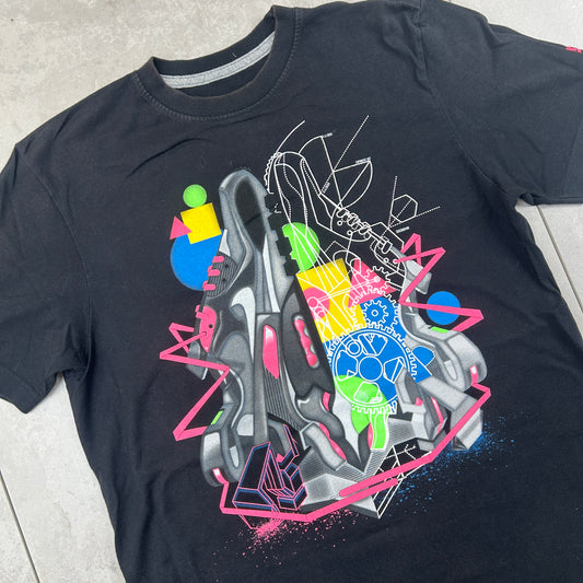 Vintage Nike Air Max Black Graphic T-Shirt - S