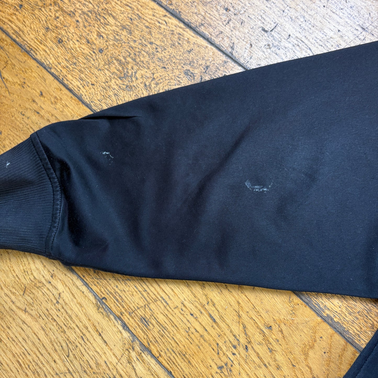 Vintage Adidas Black Tracksuit Track Shell Windbreaker Jacket - L