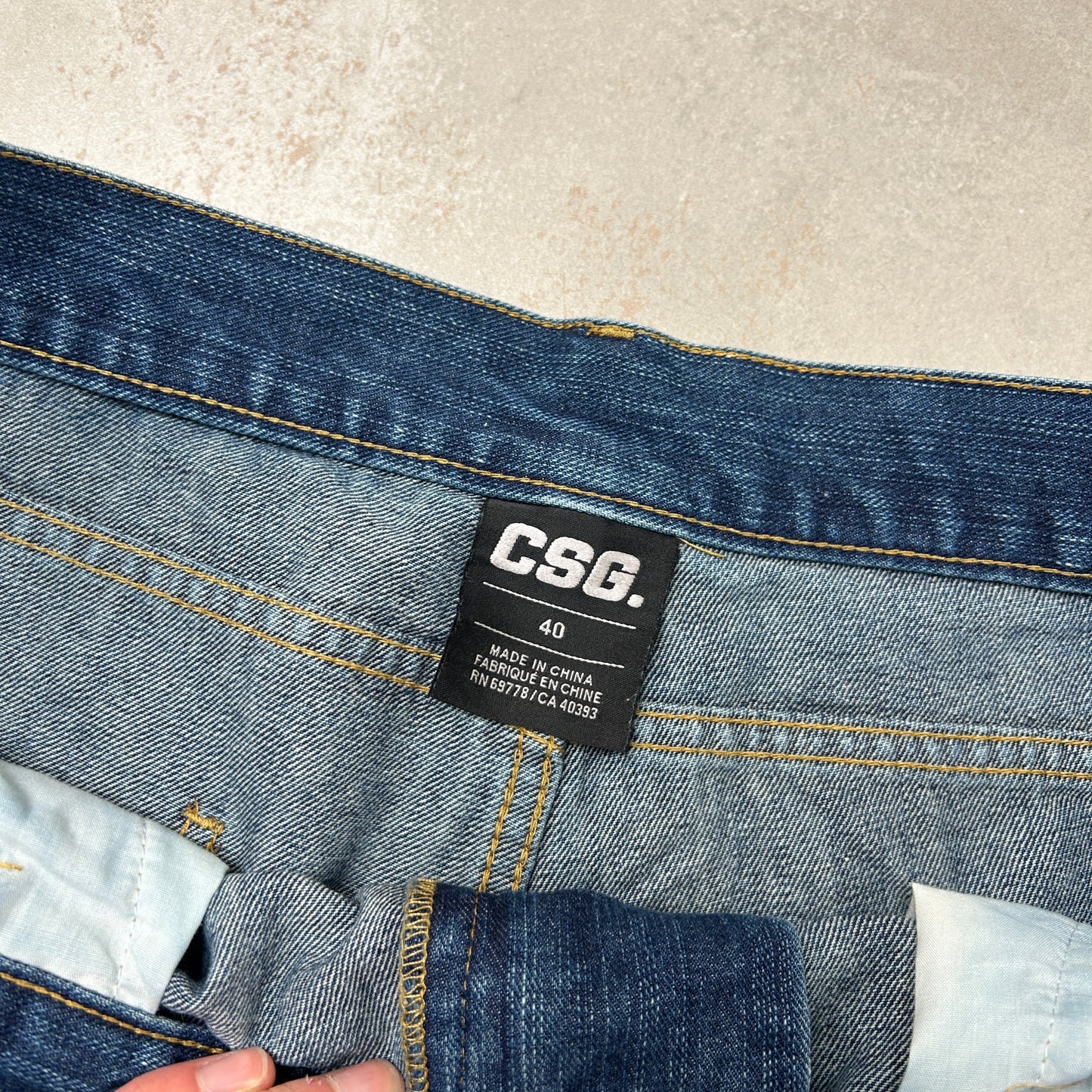 Vintage Hip Hop Baggy Blue Shorts Jorts - 40