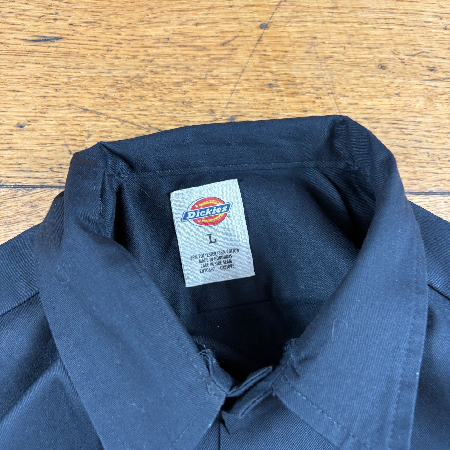 Vintage Dickies Black Workwear Short Sleeve Shirt - L