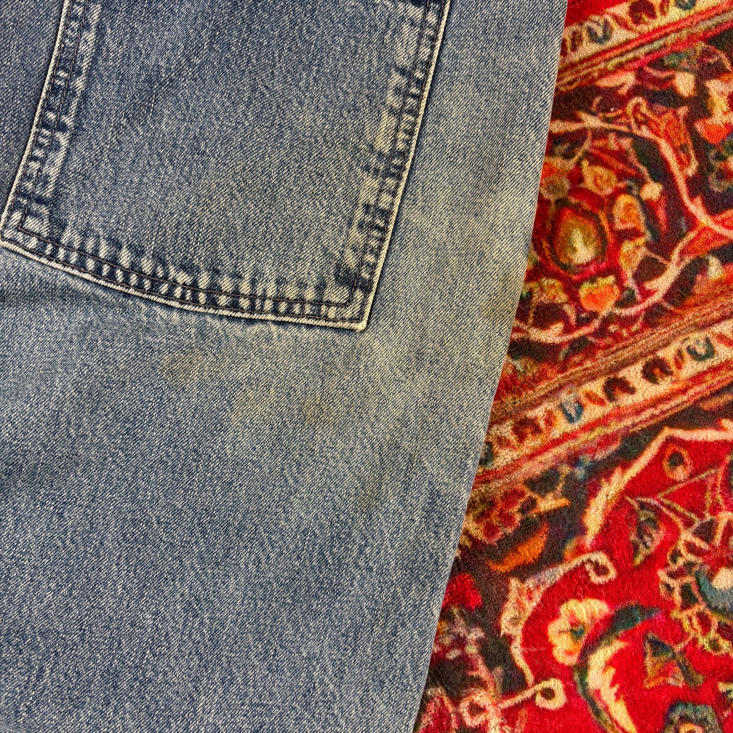 Vintage Levis Silver Tab Blue Y2K Hip Hop Baggy Jeans - 38