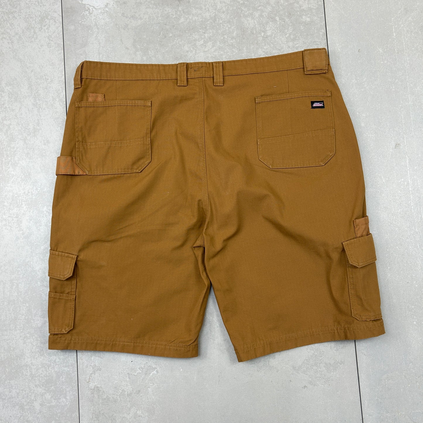 Vintage Dickies Workwear Carpenter Brown Baggy Shorts - 44