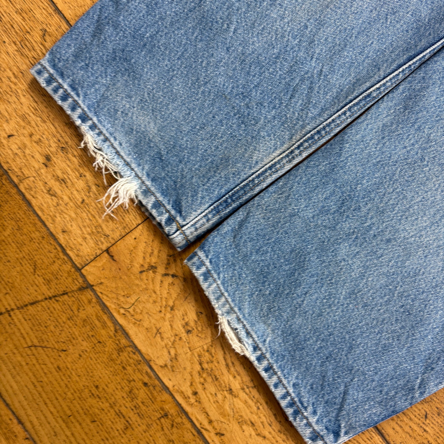 Vintage Carhartt Blue Workwear Carpenter Baggy Jeans - 38