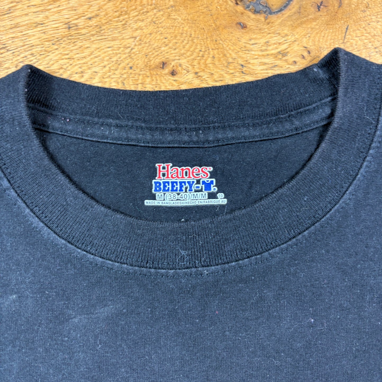 Vintage Funny Slogan Black Graphic T-Shirt - S