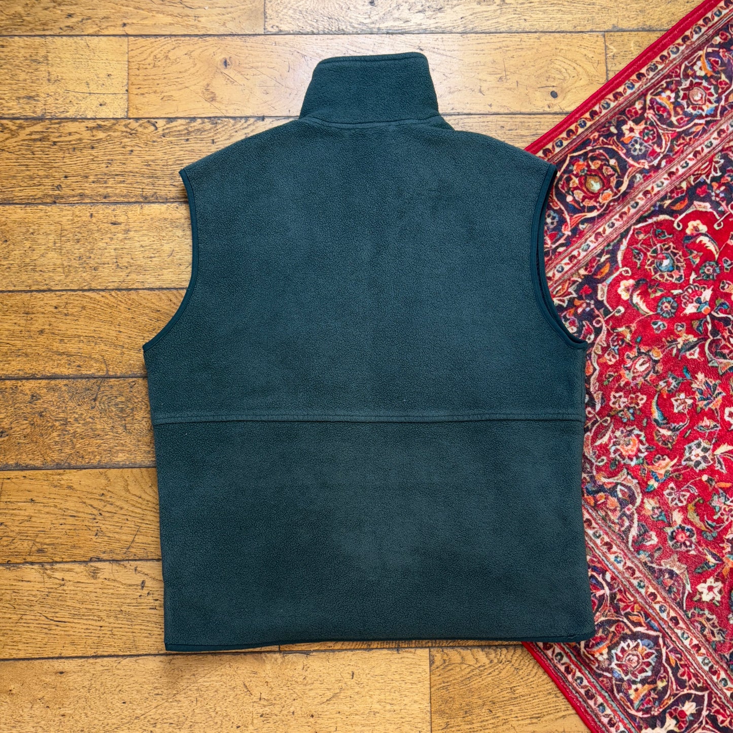 Vintage Helly Hansen Green Fleece Gilet Vest - XL