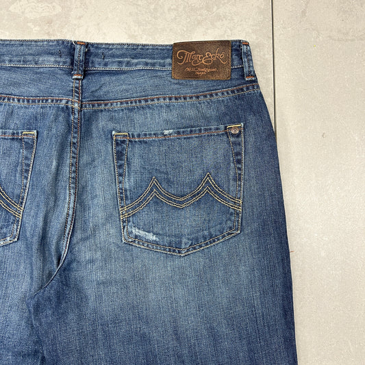 Vintage Ecko Embroidered Hip Hop Baggy Jeans - 38
