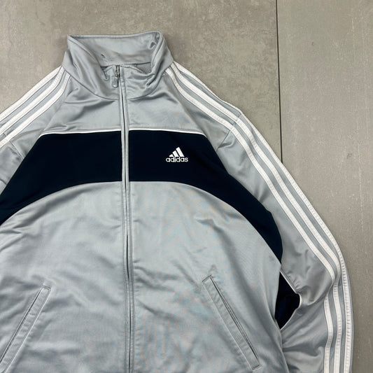 Vintage Adidas Blue Tracksuit Track Shell Windbreaker Jacket - M