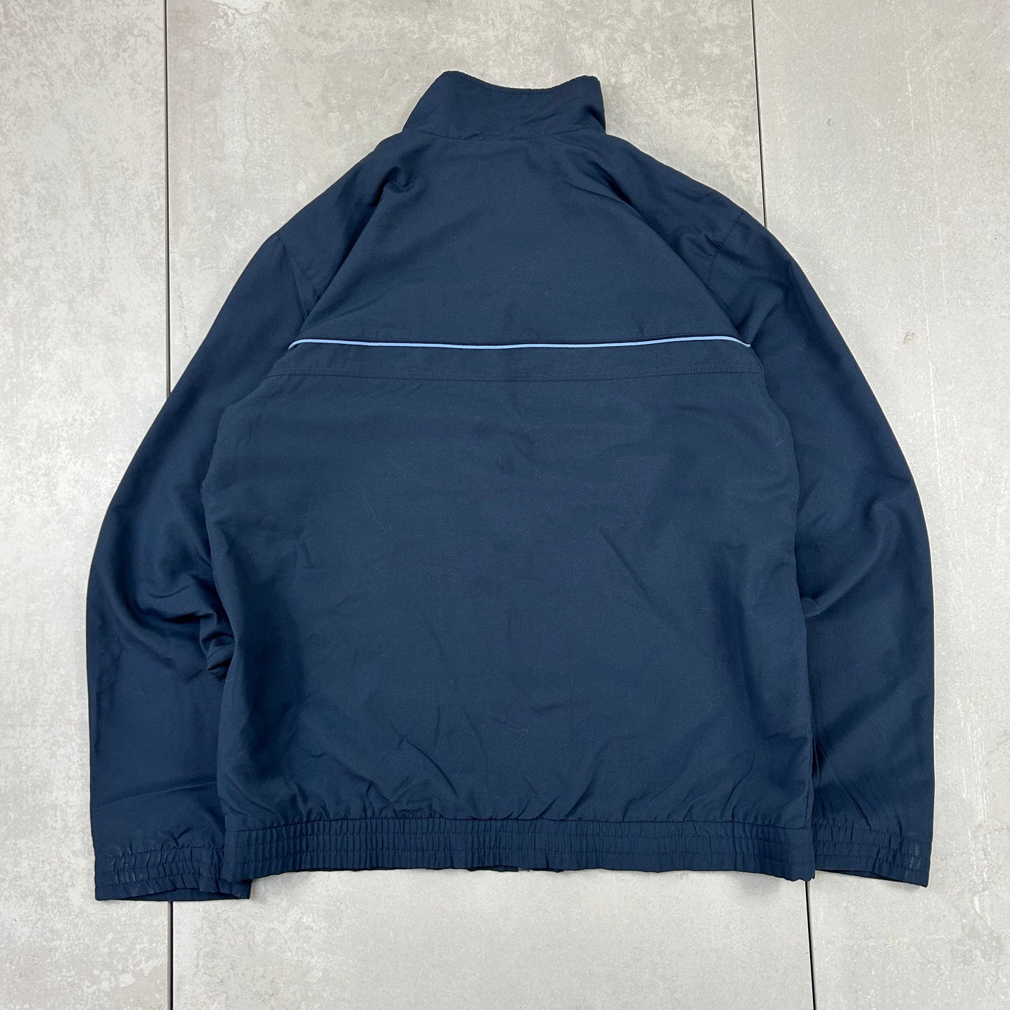 Vintage Adidas Navy Tracksuit Track Shell Windbreaker Jacket - M