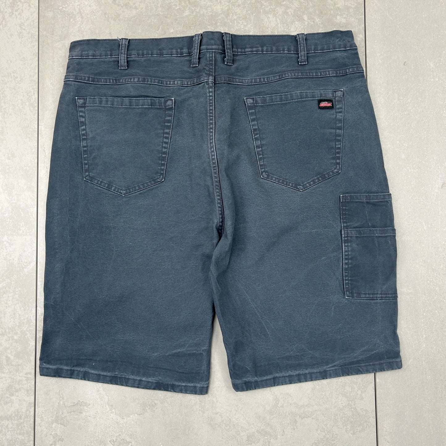 Vintage Dickies Workwear Navy Carpenter Baggy Shorts - 42