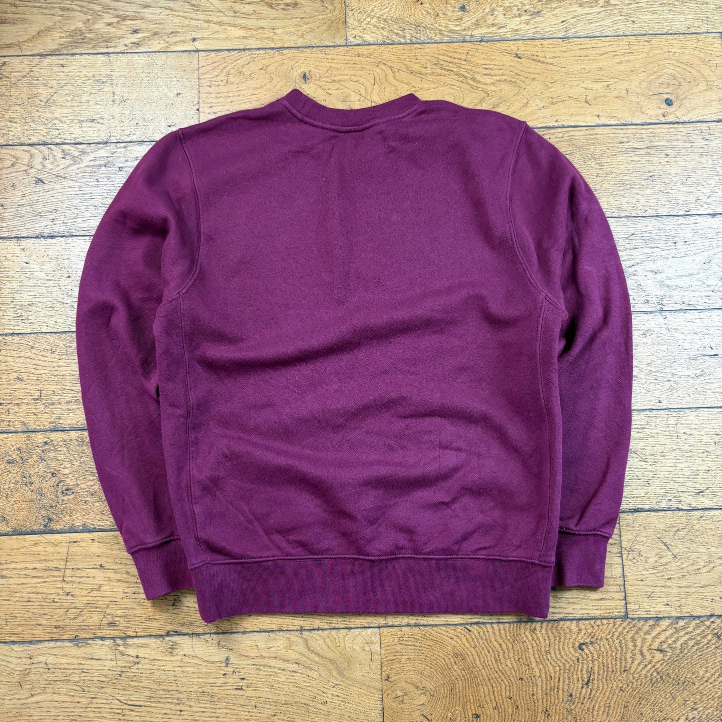 Vintage Nike Burgundy Embroidered Sweatshirt - S