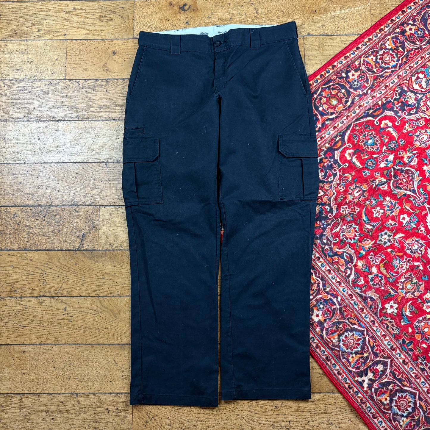 Vintage Dickies 874 Skate Black Trousers - 38