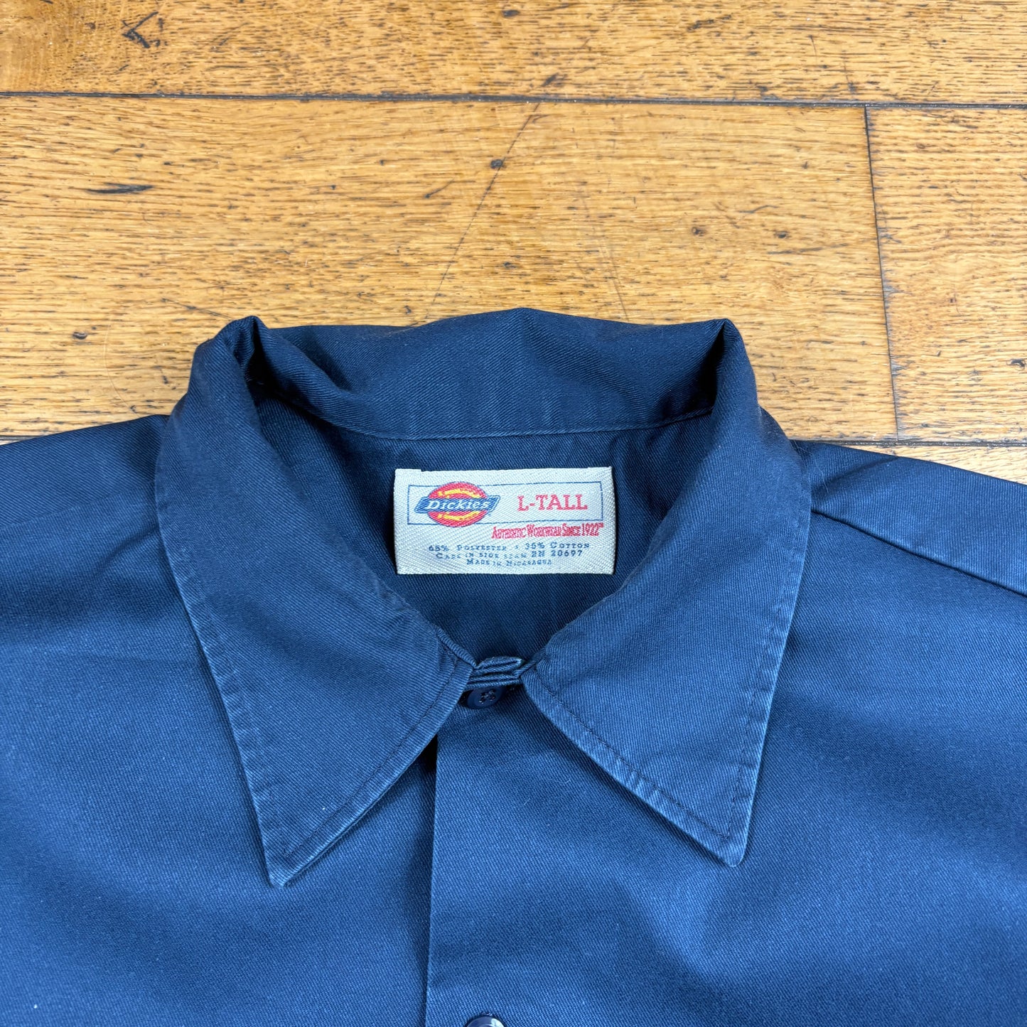 Vintage Dickies Navy Workwear Shirt - L