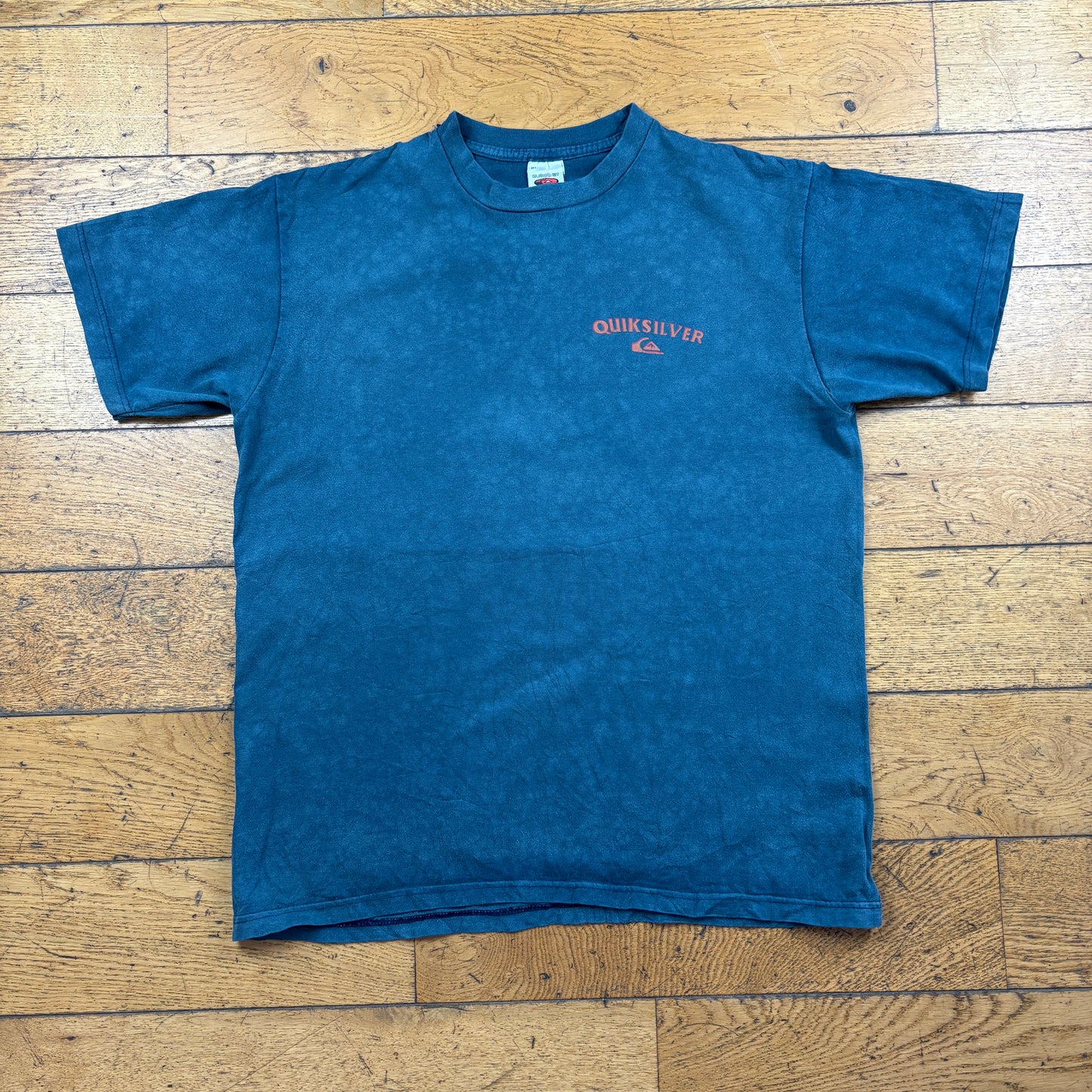 Vintage Quiksilver Blue Surfwear Graphic T-Shirt - M