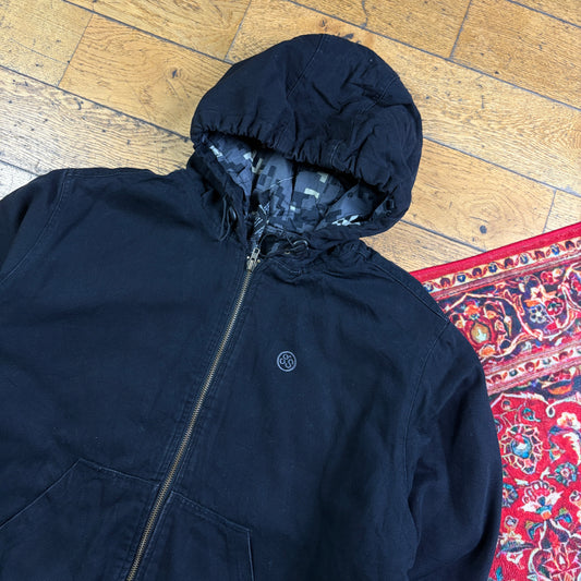 Vintage Black Workwear Carhartt Active Style Jacket - XL