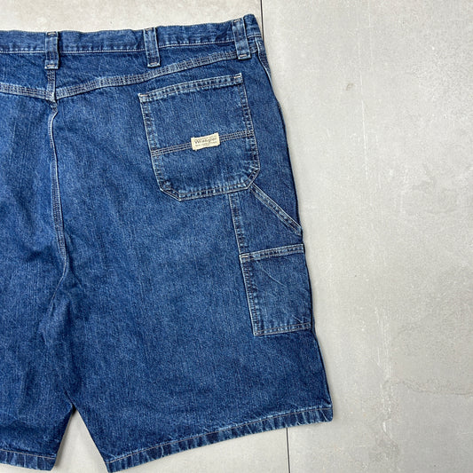 Vintage Wrangler Blue Denim Carpenter Baggy Shorts - 48