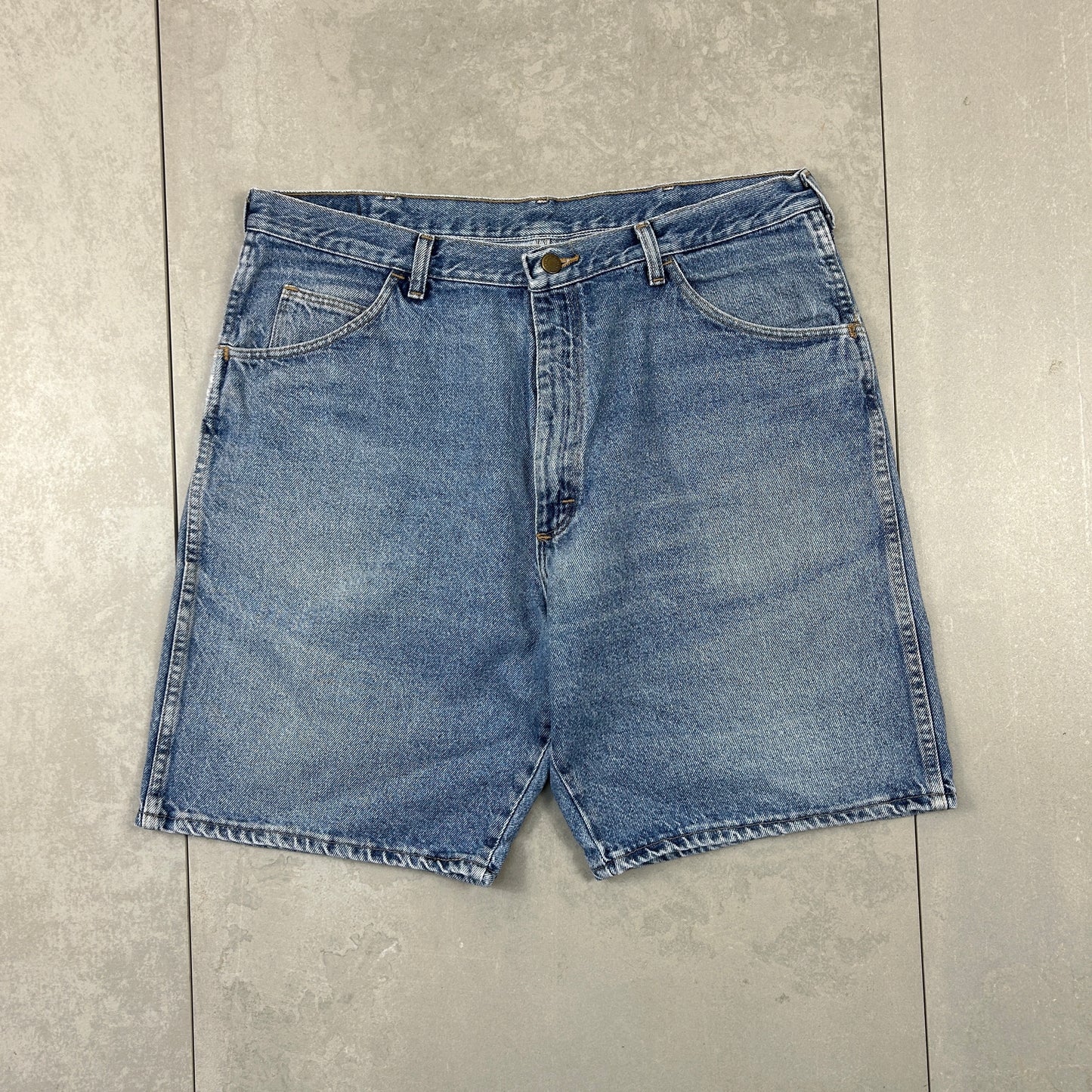Vintage Wrangler Denim Carpenter Baggy Shorts - 38