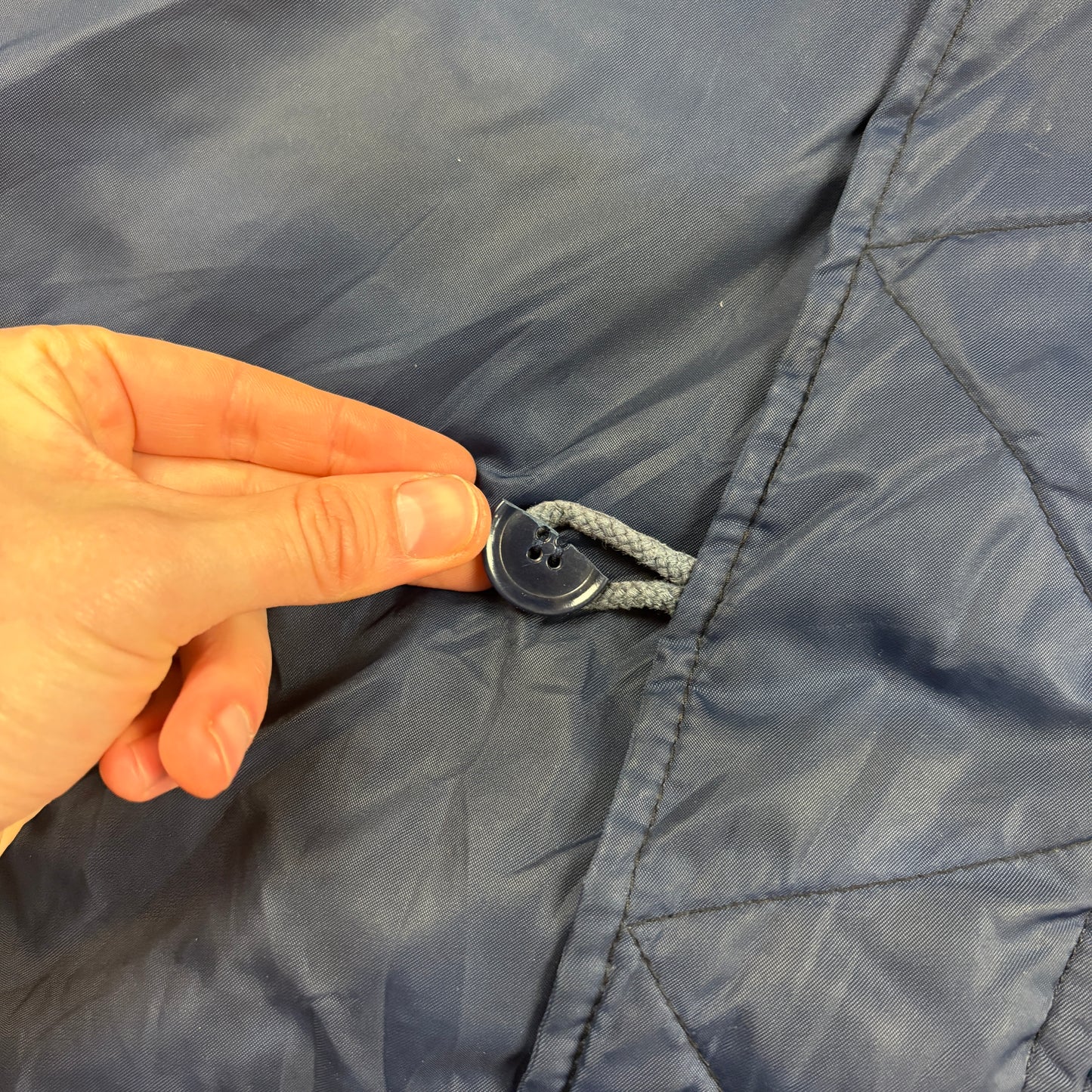 Vintage US Air Force Navy Fur MA-1 Bomber Jacket - L