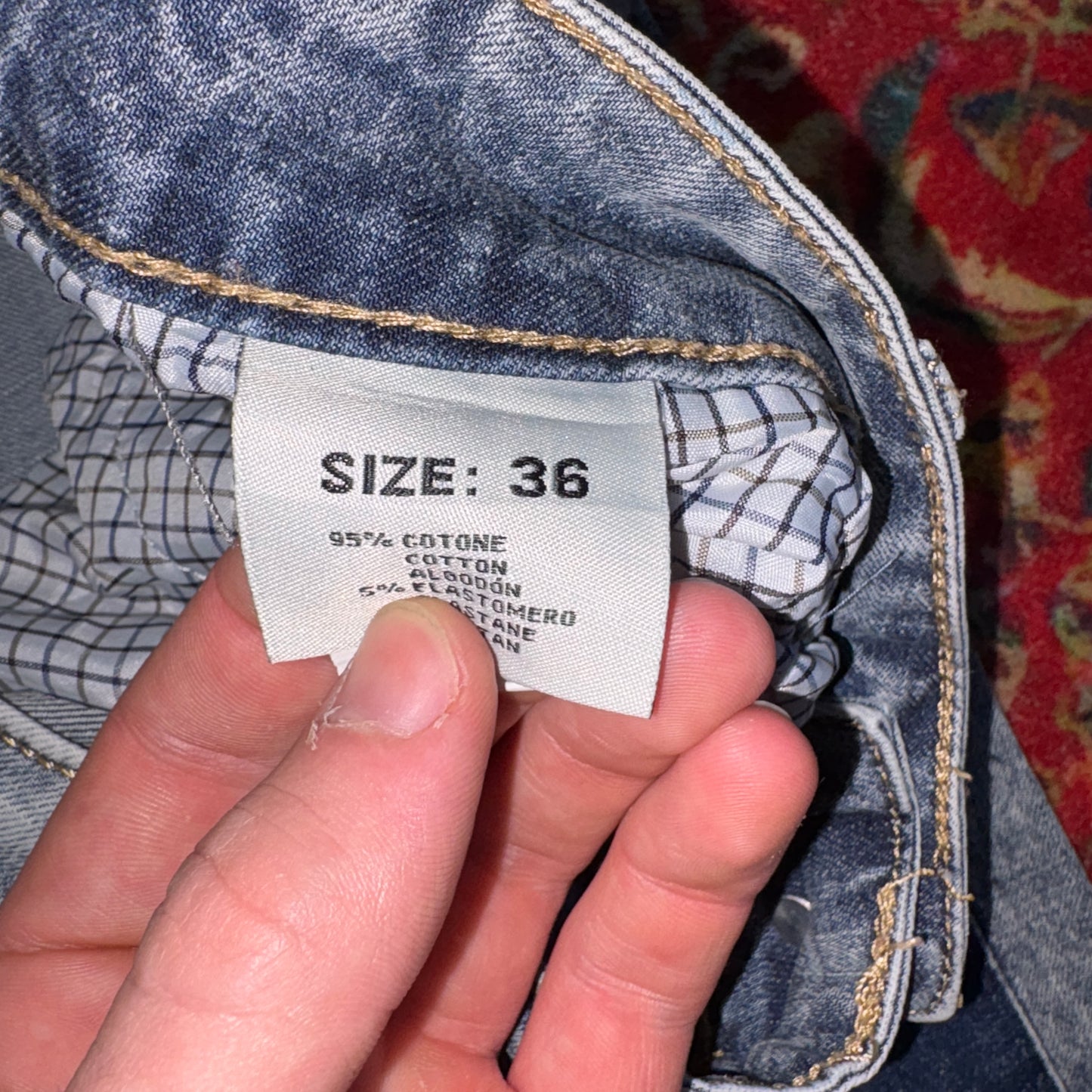 Vintage Blue Denim Shorts - 38