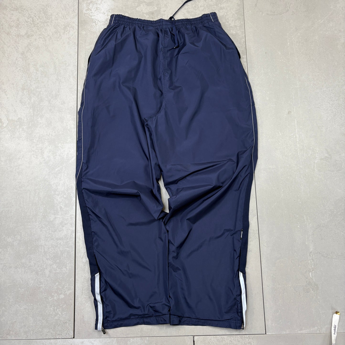 Vintage Starter Navy Baggy Tracksuit Sweatpants Track Pants Bottoms - M