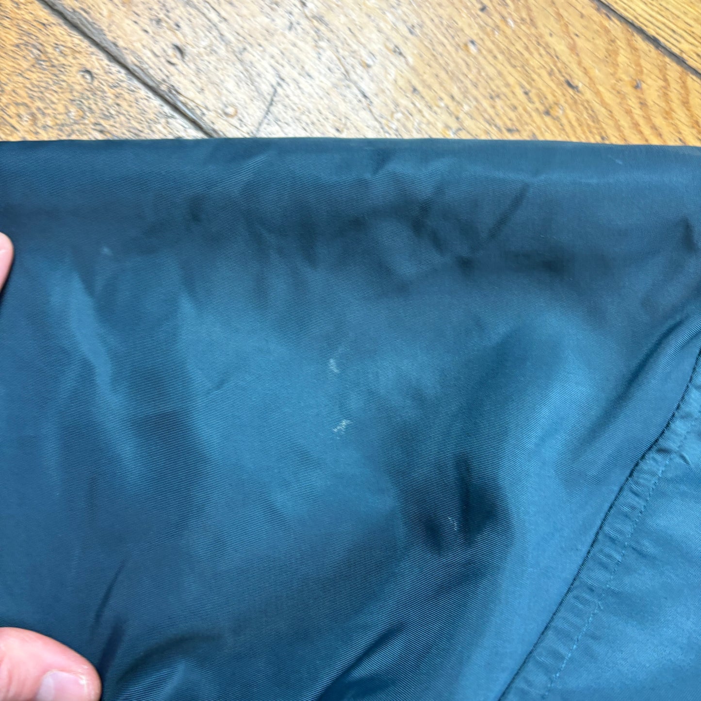 Vintage MA-1 Blue Reversible Bomber Jacket - S