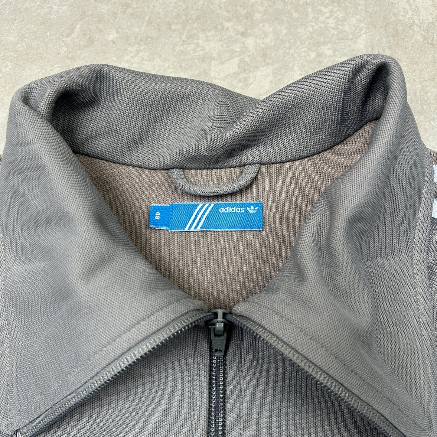 Vintage Adidas Grey Tracksuit Track Shell Windbreaker Jacket - S