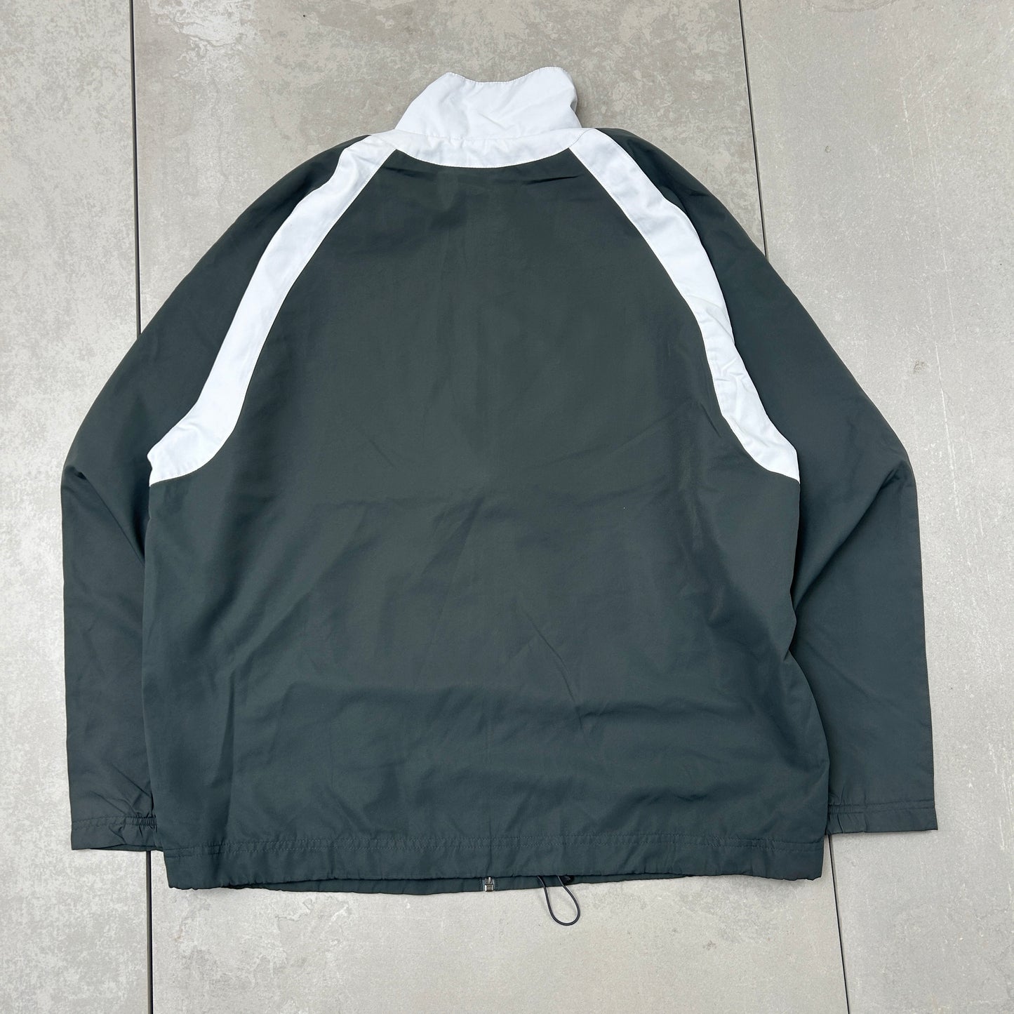 Vintage Fila Grey Tracksuit Track Shell Windbreaker Jacket - M