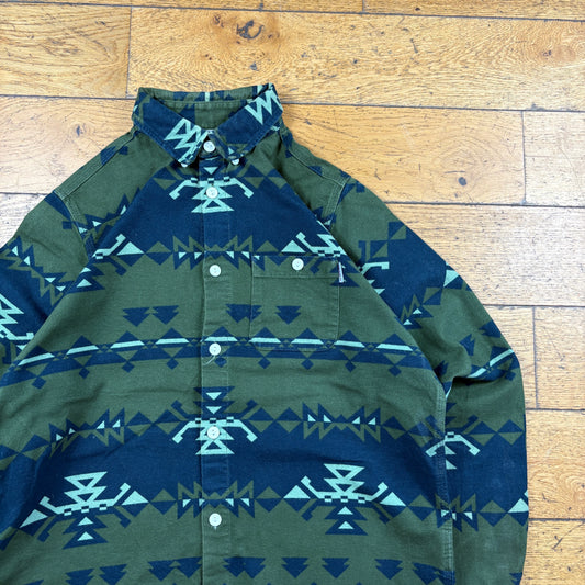 Vintage Carhartt Green Aztec Shirt - S