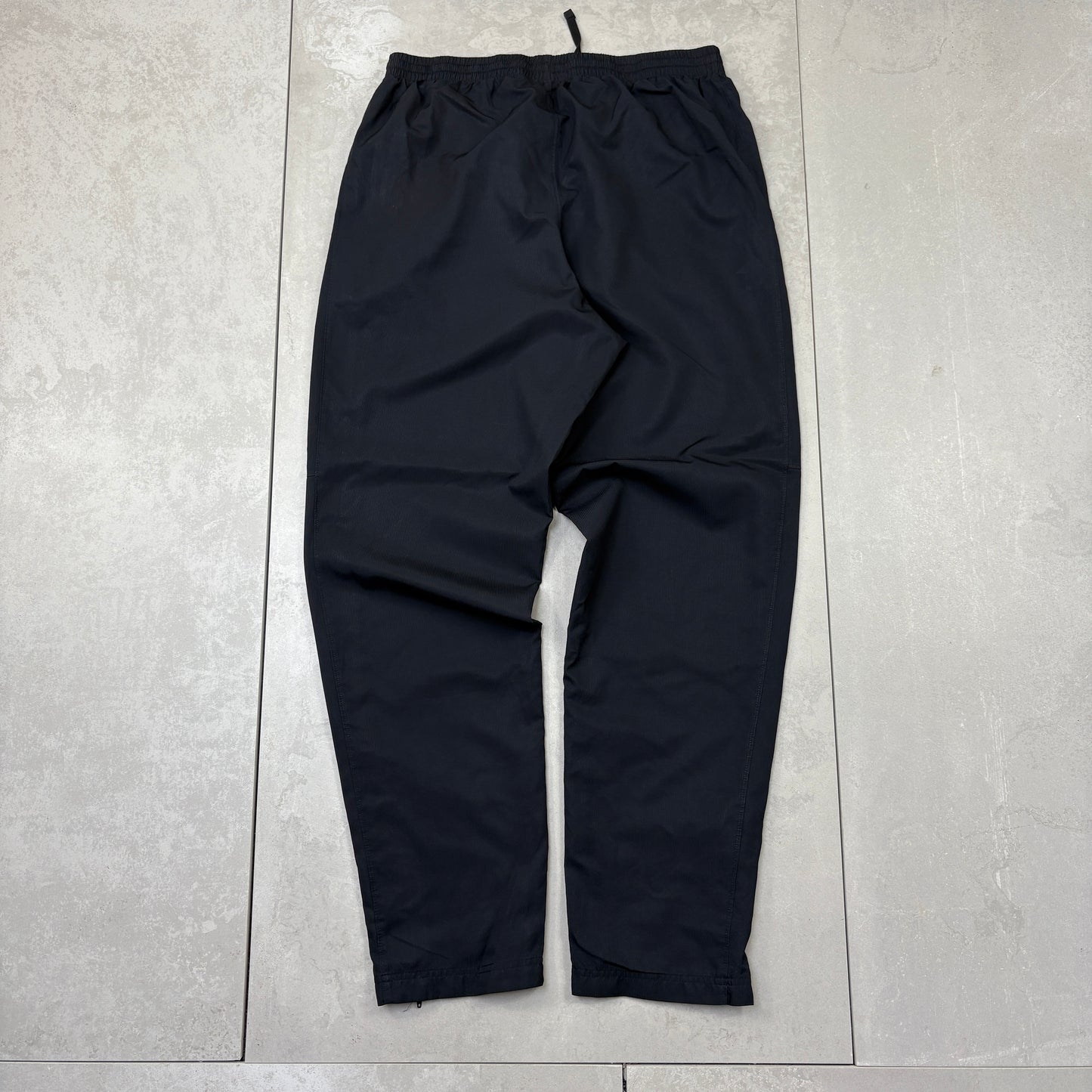 Vintage Under Armour Black Baggy Tracksuit Sweatpants Track Pants Bottoms - L