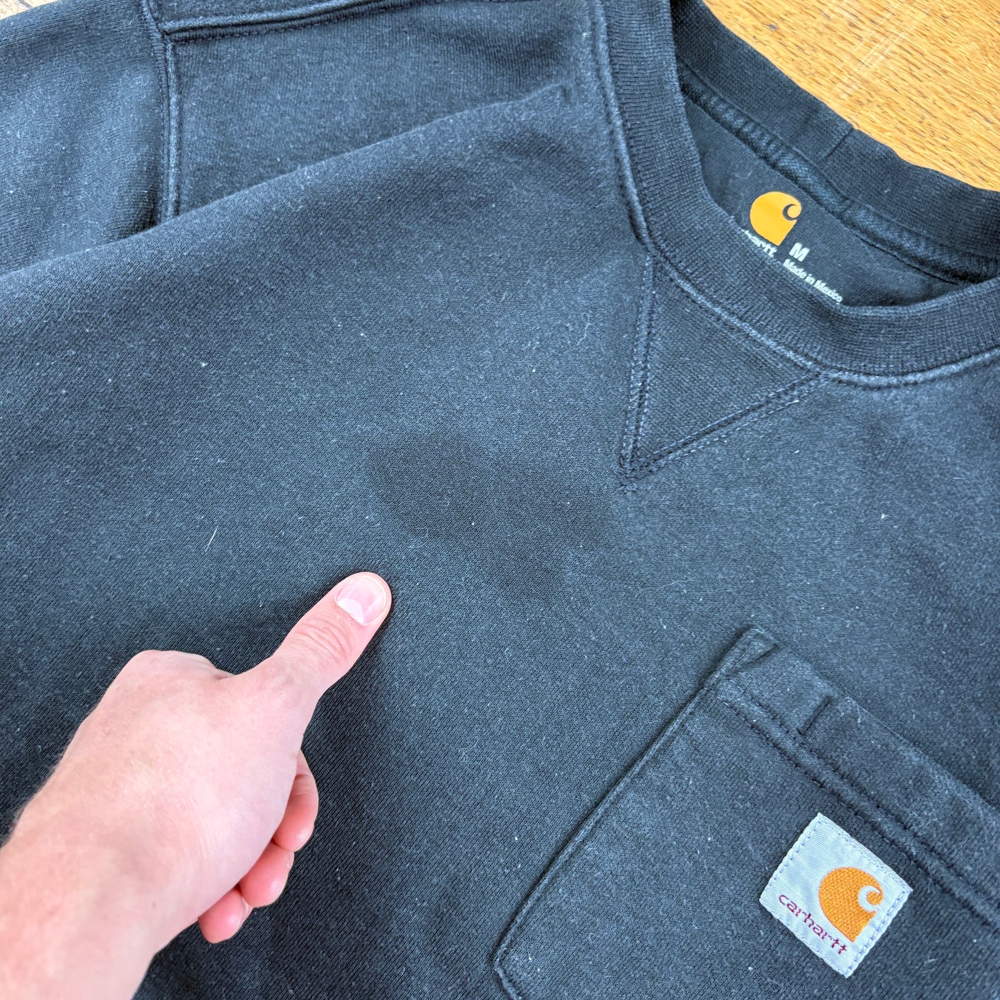 Vintage Carhartt Black Sweatshirt - M