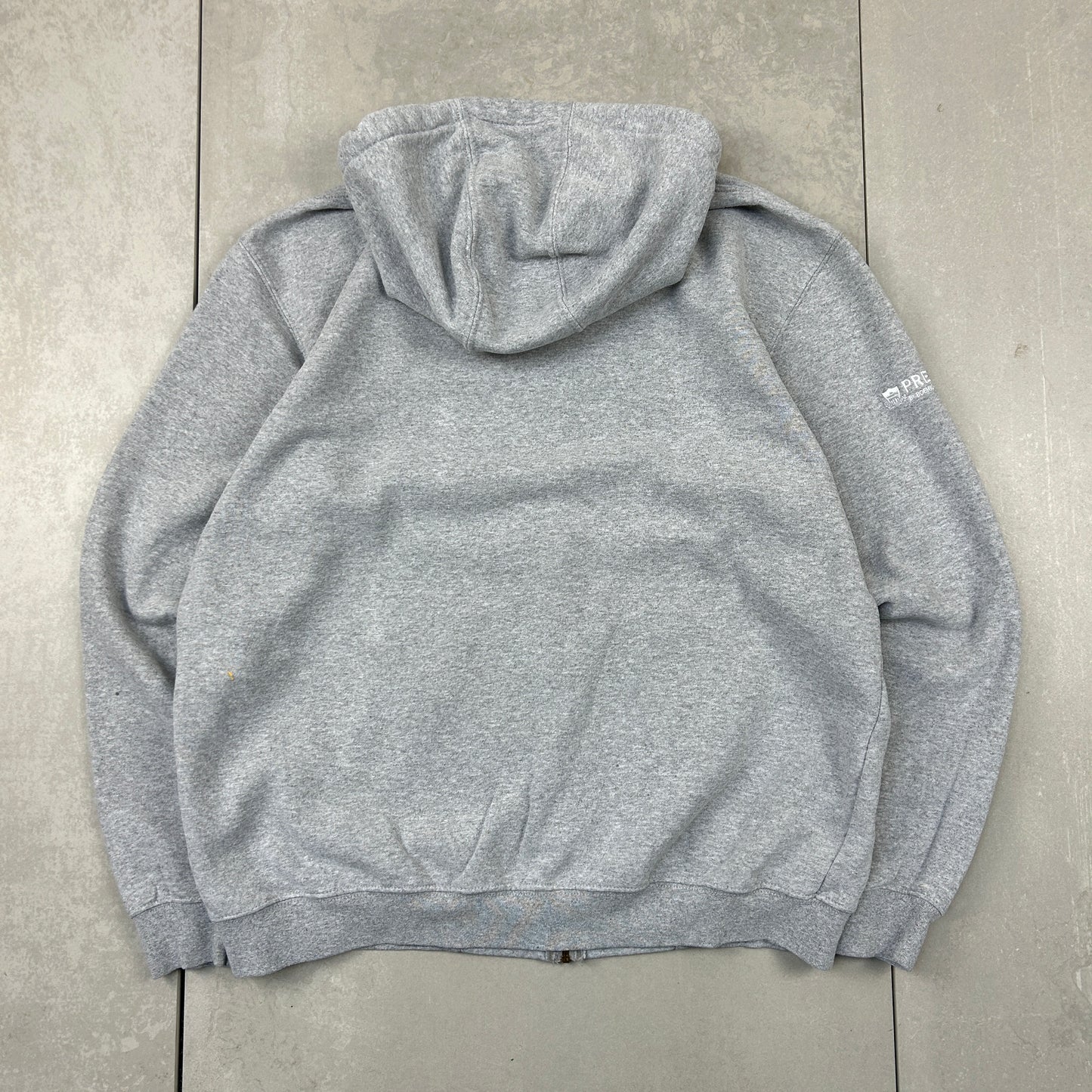 Vintage Carhartt Embroidered Heart Pocket Logo Zip Hoodie Sweatshirt - L