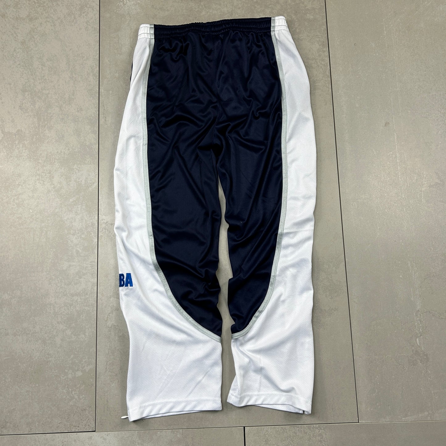 Vintage NBA Navy Baggy Tracksuit Sweatpants Track Pants Bottoms - M
