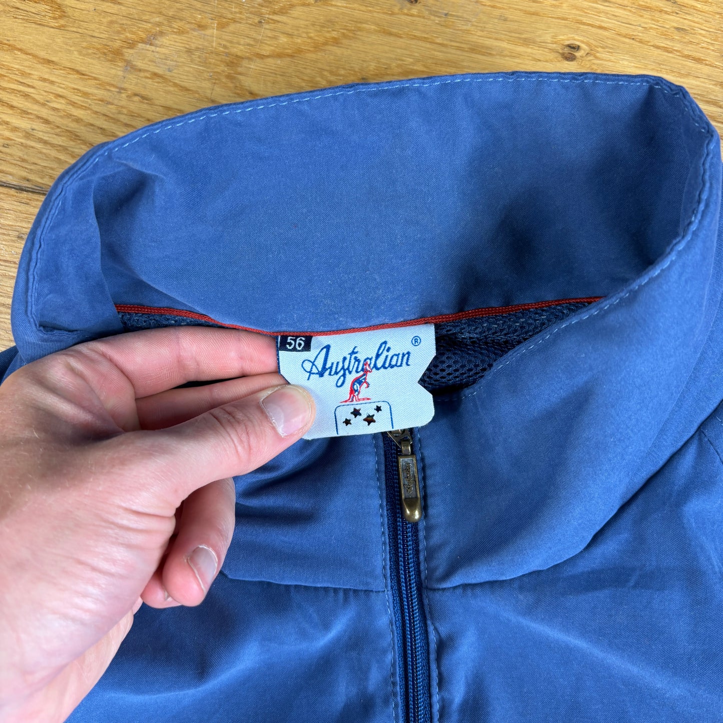 Vintage Australia Blue Tracksuit Jacket and Baggy Bottoms Shell Suit - XL