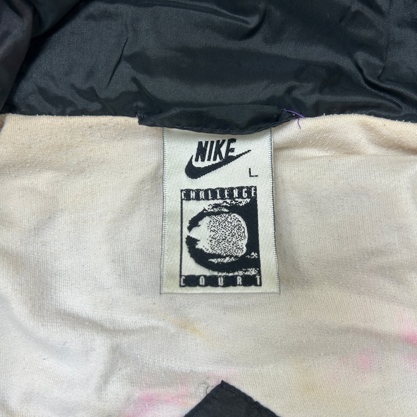 Vintage Nike Andre Aggasi Challenge Court Rare Purple Windbreaker Track Jacket