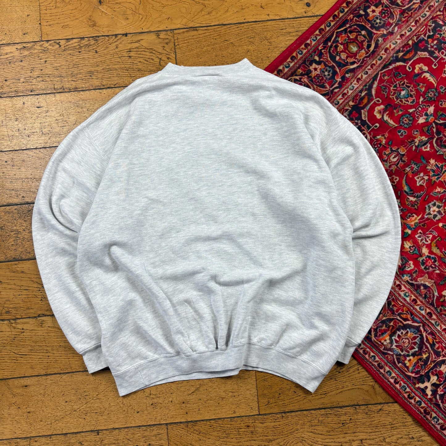 Vintage 90s Hanes Volleyball Graphic Grey Sweatshirt - XL