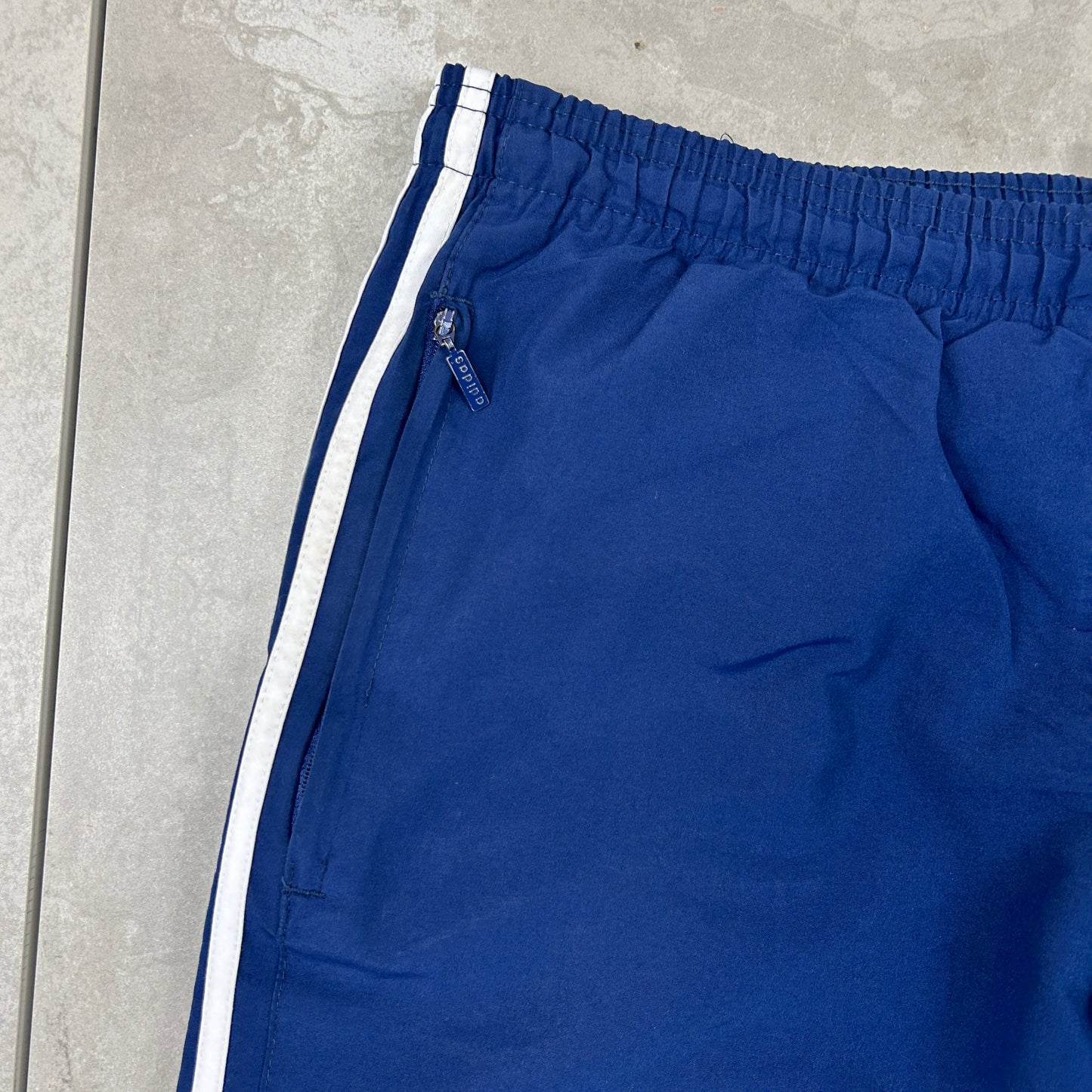 Vintage Adidas Navy Baggy Tracksuit Sweatpants Track Pants Bottoms - M