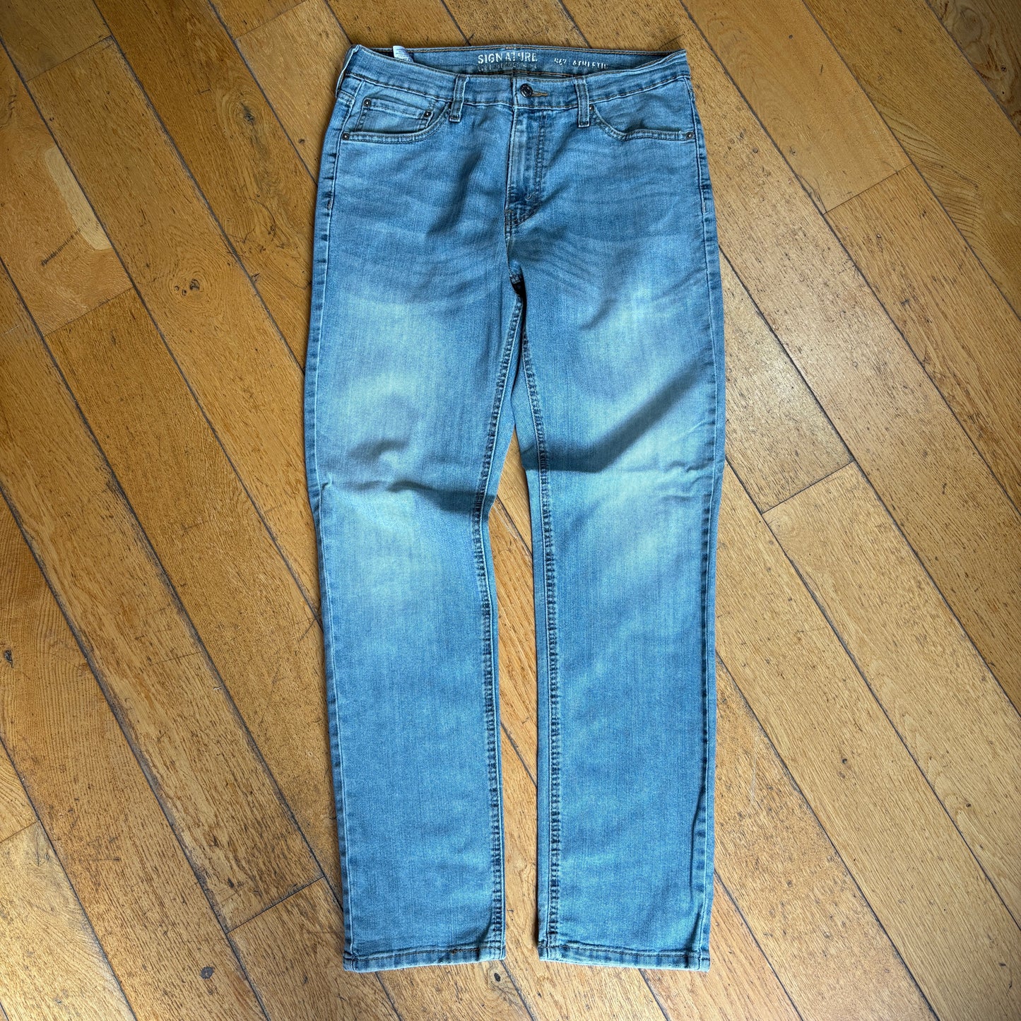 Vintage Levis Slim Straight Blue Denim Jeans - 32