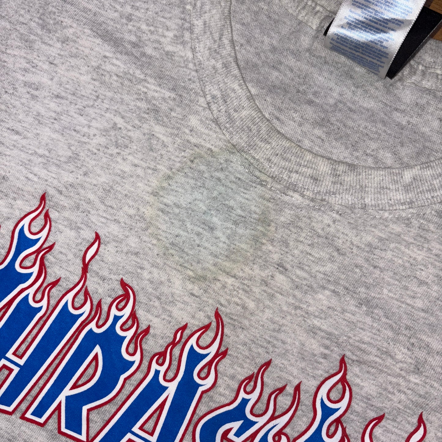 Vintage Thrasher Skate Grey Graphic T-Shirt - M