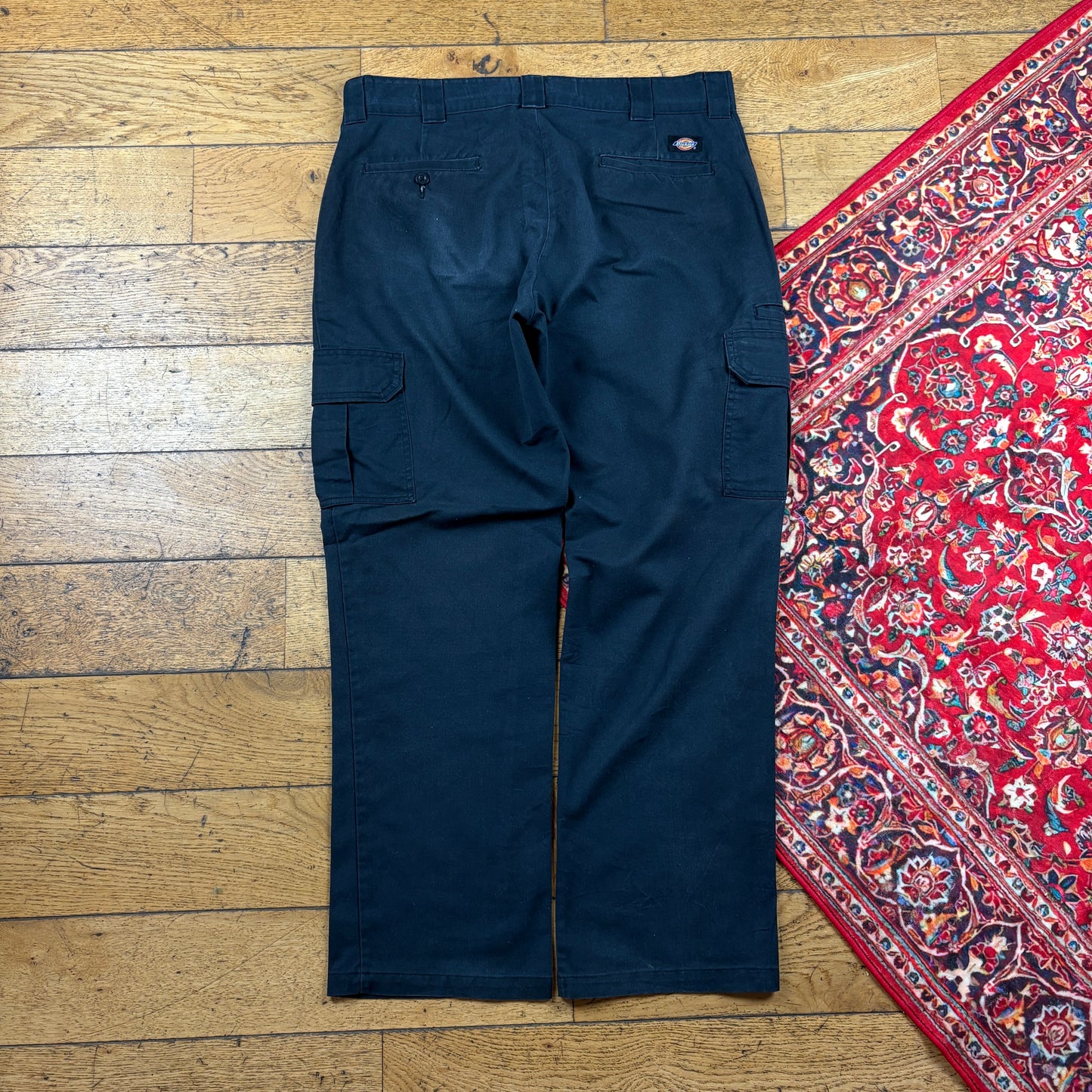 Vintage Dickies 874 Skate Black Trousers - 36