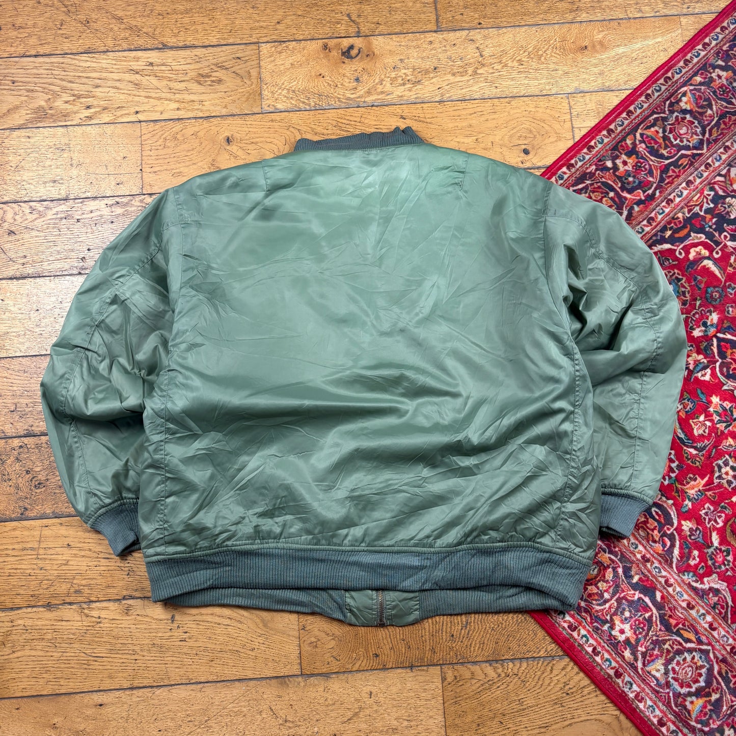 Vintage Green MA-1 Bomber Jacket - XXL