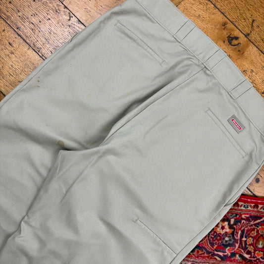 Vintage Dickies 874 Skate Cream Chino Trousers -b38
