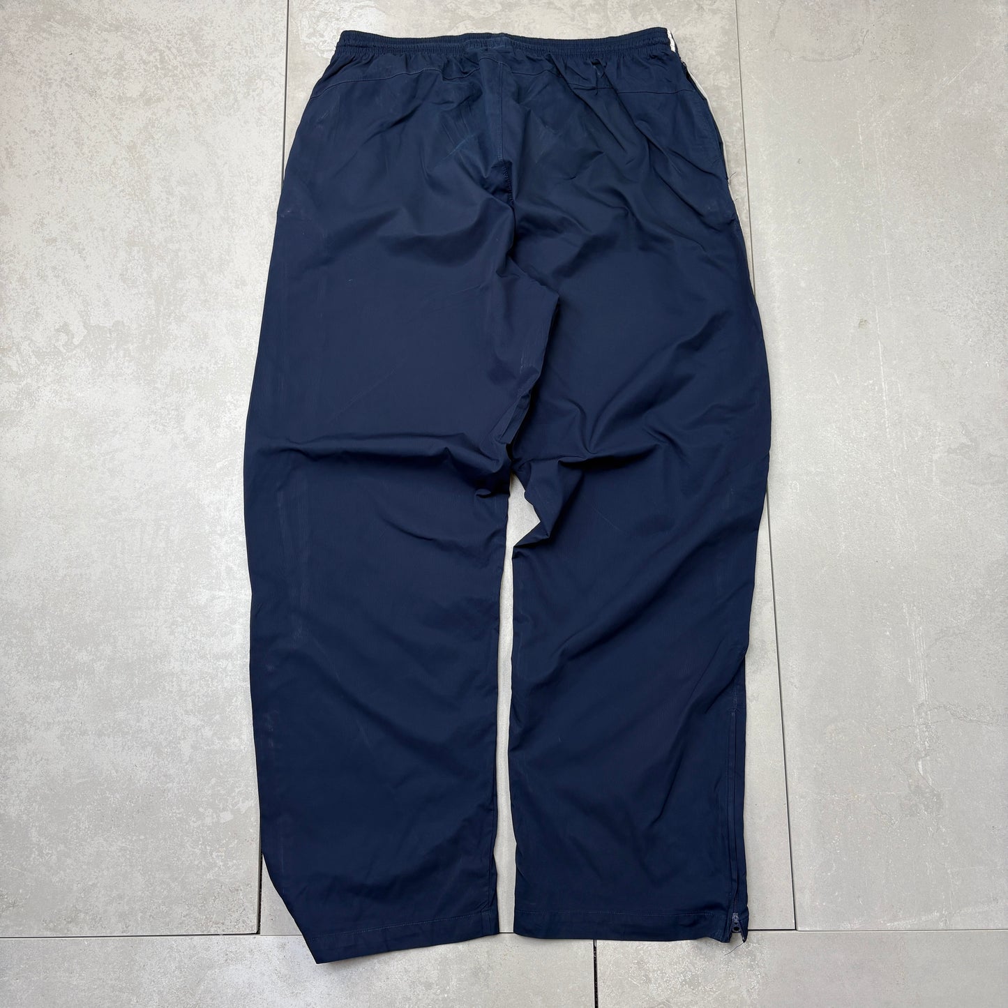 Vintage Nike Navy Baggy Tracksuit Sweatpants Track Pants Bottoms - XXL